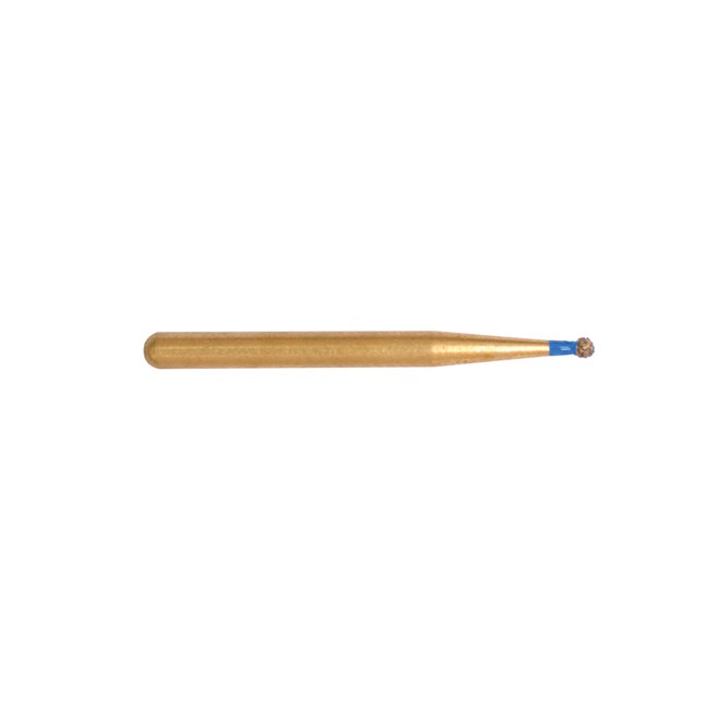Gold Diamond Burs Round FG Medium 001/010
