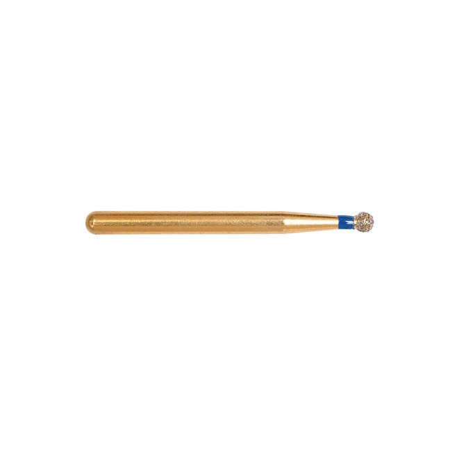 Gold Diamond Burs Round FG Medium 001/014