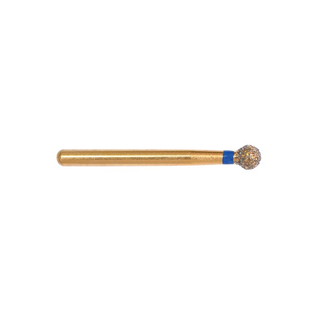 Gold Diamond Burs Round FG Medium 001/023