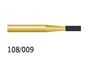 Gold Diamond Burs Cylinder FG Medium 108/009