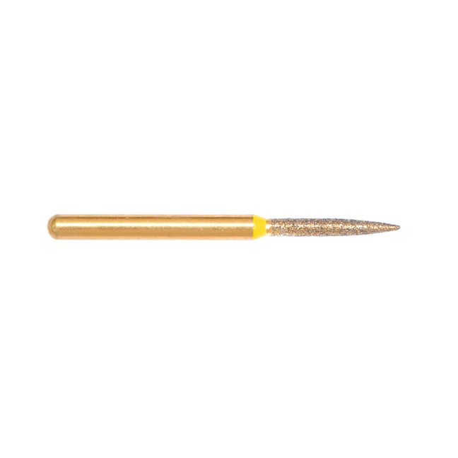 Gold Diamond Burs Flame FG Extra Fine 249/012