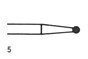 Steel Burs Round RA 5 016