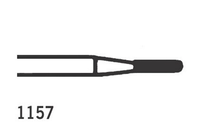 Jet TC Burs Straight Fissure Dome FG 1157 010