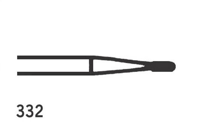 Jet TC Burs Pear Shape (Amalgam) FG 332 012