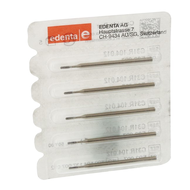 TC Fissure Bur Cylinder Round Medium