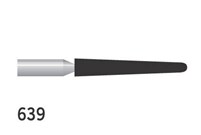 Diamond Burs Round End Taper FG No. 639 639 Medium 199-016SM (850) 