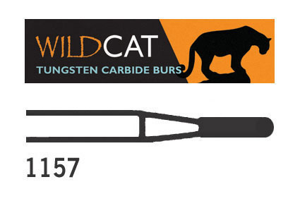 WildCat Tungsten Carbide Burs Dome Fissure Plain Cut FG 1157 010 
