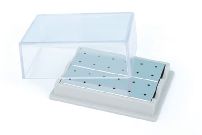 Bur Block with Lid 24 Holes FG