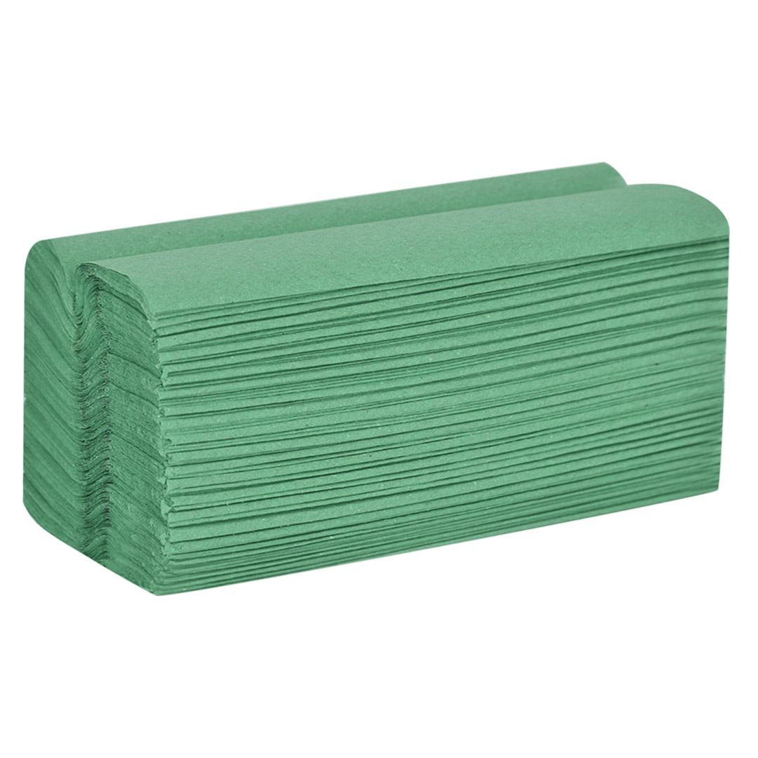 C-Fold Hand Towel 1 ply, Green 