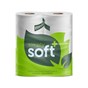 Toilet Tissue Rolls 2 ply, white
