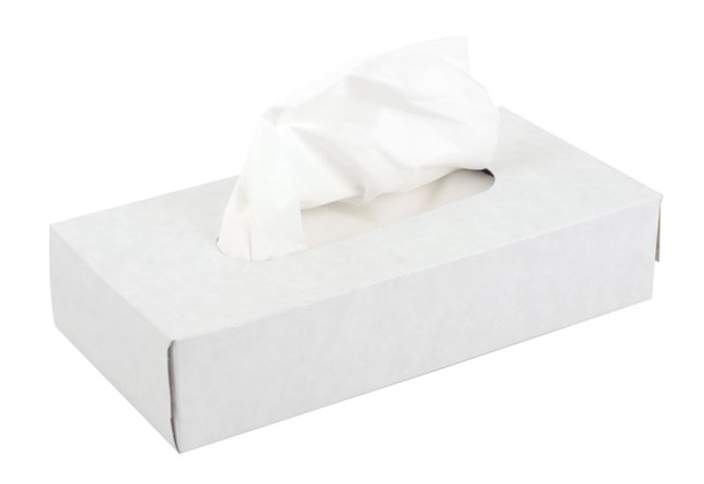 Facial Tissues 2 ply, White