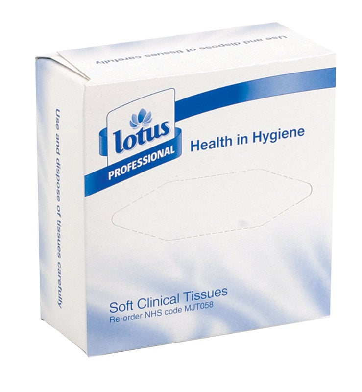 Facial Tissues Soft Clinical  (476418) - 2 ply, White 