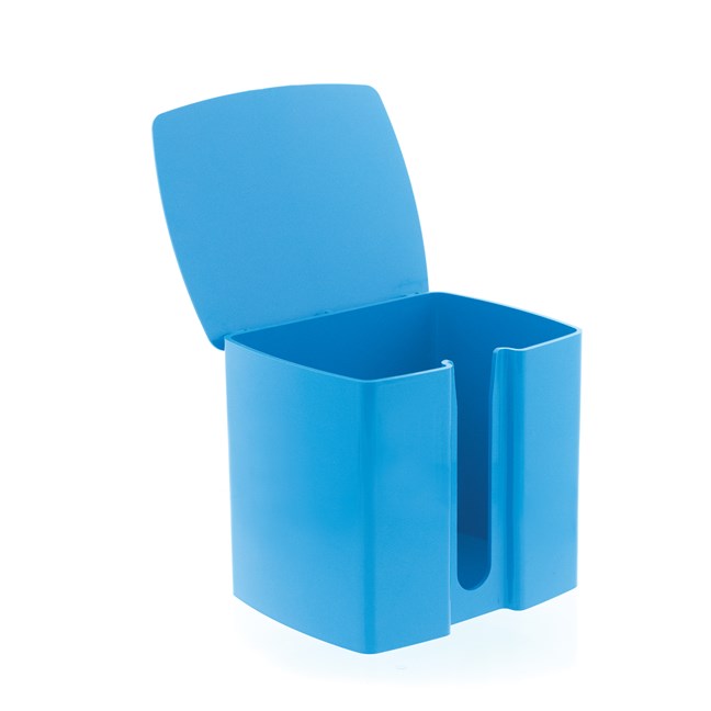 Bib Dispenser for UnoDent Bibs Blue