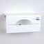 Antimicrobial Bib Dispenser for Disposable Standard Roll Bib