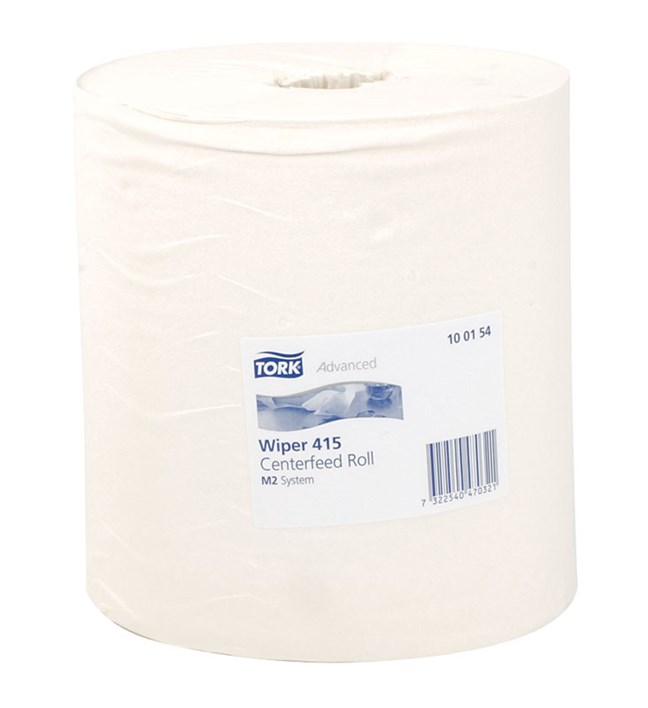 Wiper Rolls M-Tork Standard (9”) - 1 ply, White (151131)