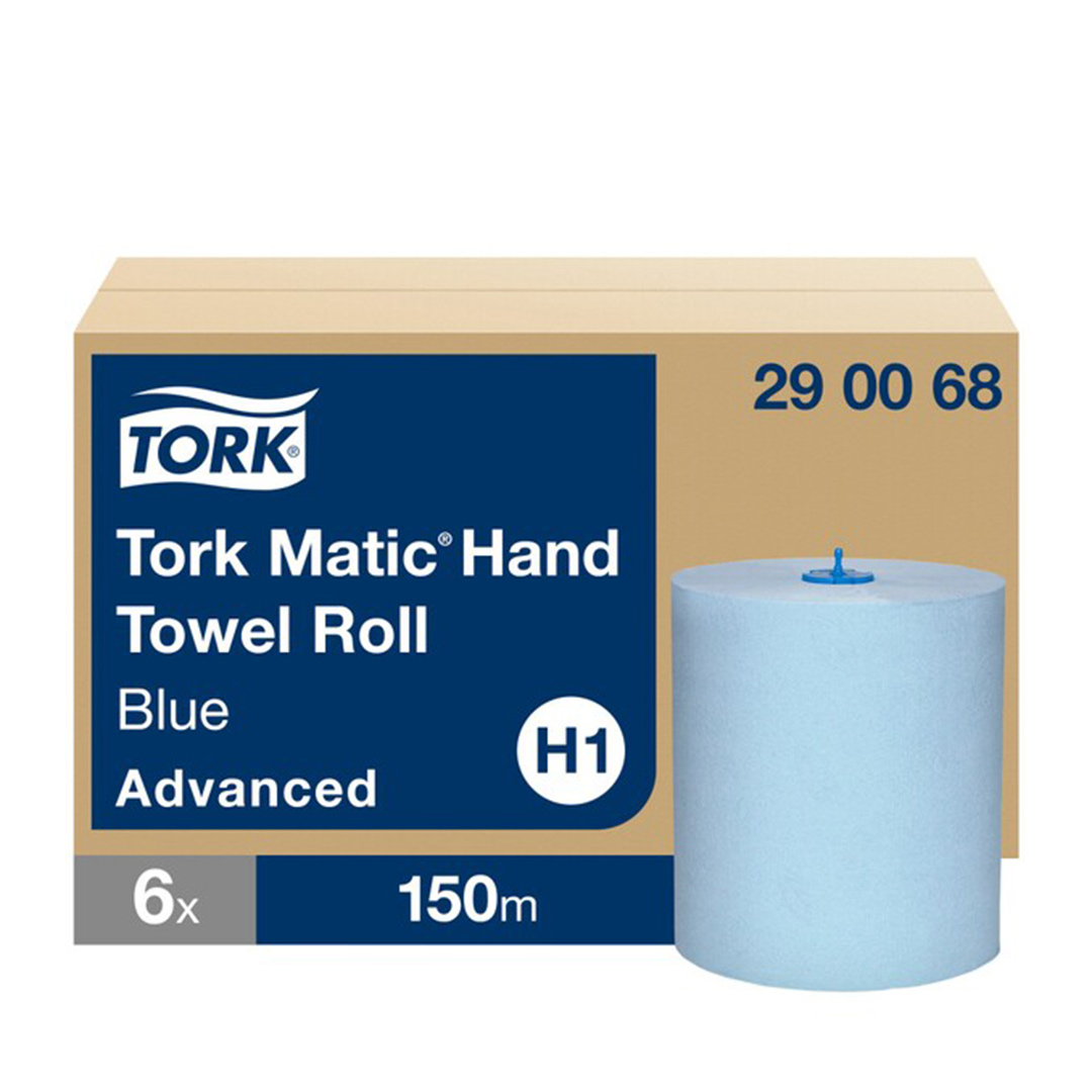 Tork Matic Hand Towel Roll Advanced Blue, 2 Ply (29 00 68) 