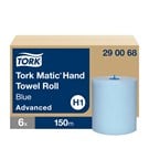 Tork Matic Paper Hand Towels Blue H1 2 Ply (29 00 68) 