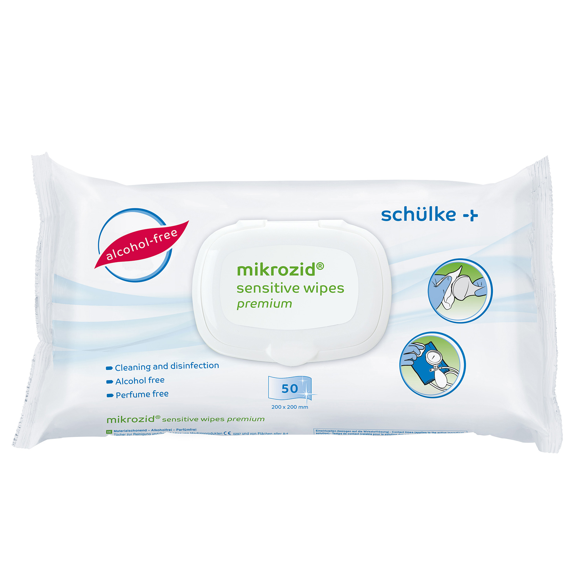 CAW379 mikrozid sensitive wipes premium AlcoholFree