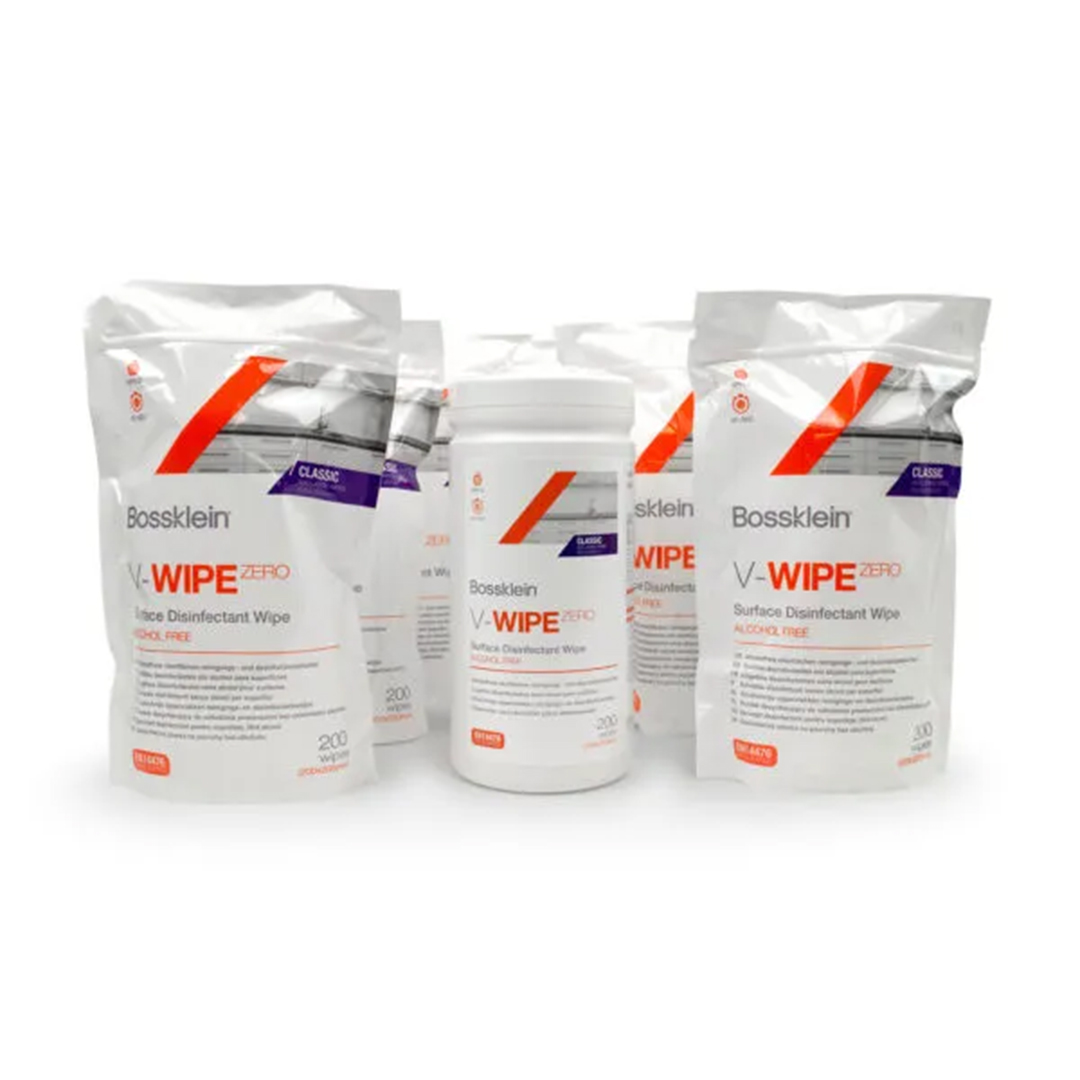CAW548 : VWIPE ZERO Alochol Free Large Classic Wipes Apple Kit