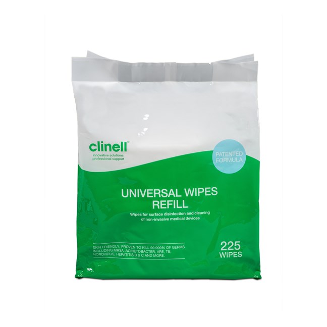 Clinell Universal Wipes Bucket Refill Pack (for bucket 225)