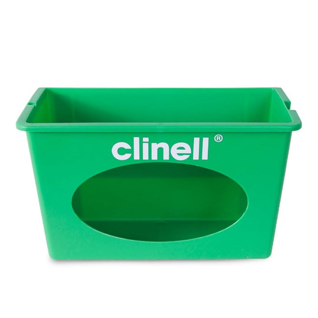 Wall Mounted Dispenser for Clinell Universal Wipes - Green