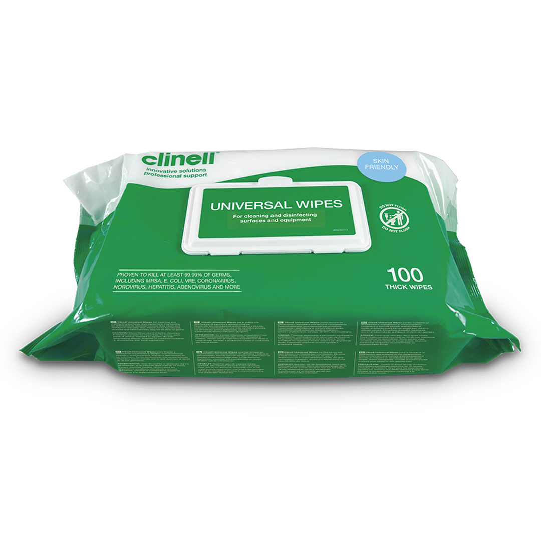 CAW767 : Clinell Universal Wipes Extra Heavy
