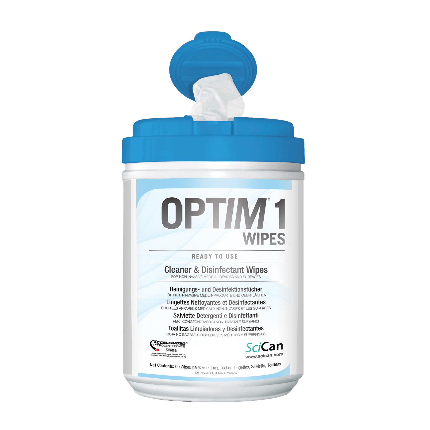 OPTIM 1 Cleaner & Disinfectant Wipes 