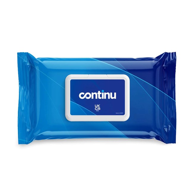 Continu 2 in 1 Cleaning and Disinfection Wipes - Flat Pack