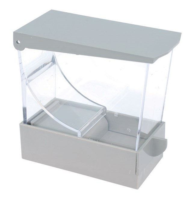 Cotton Wool Roll Dispenser Grey