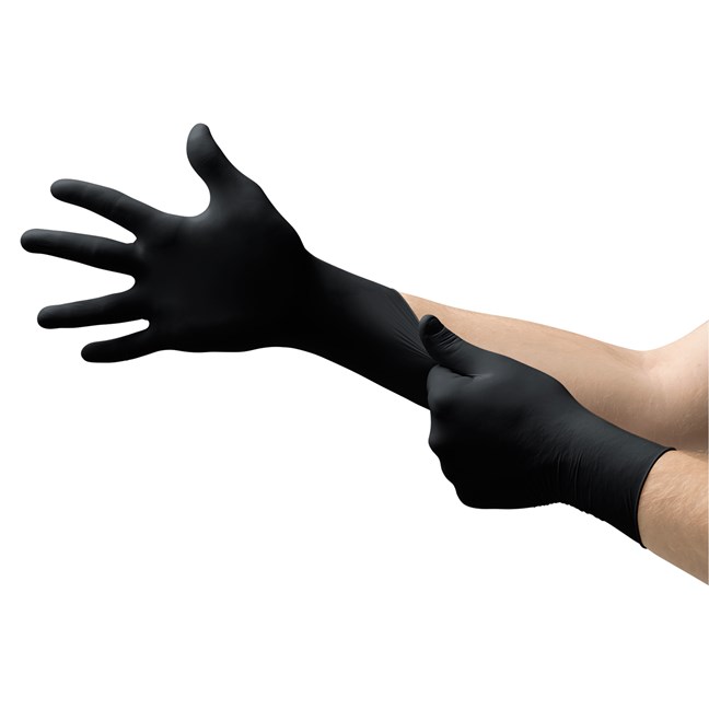 Microflex MidKnight Touch Nitrile Examination Gloves 93-732 Medium (7.5 - 8)