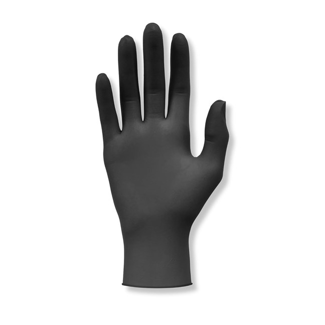 Nitril Black Powder free / Latex free Nitrile Gloves Large