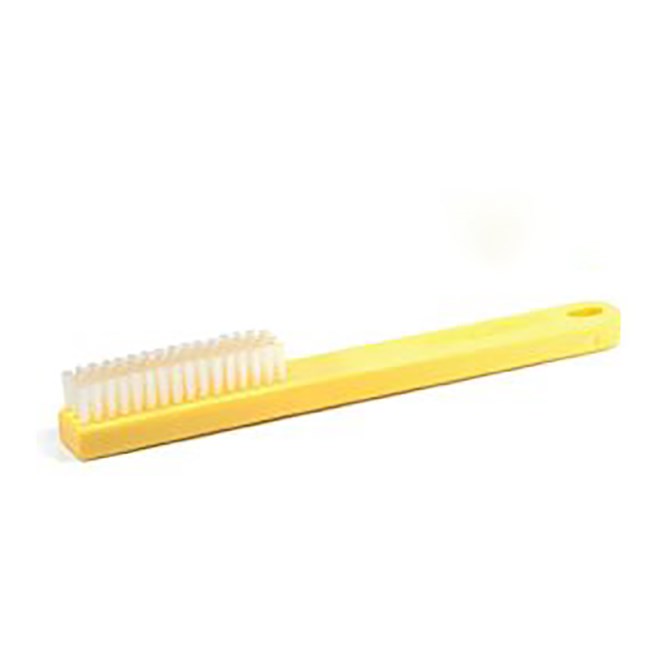 Flexible Flat Scrubbing Brush Yellow - Autoclavable