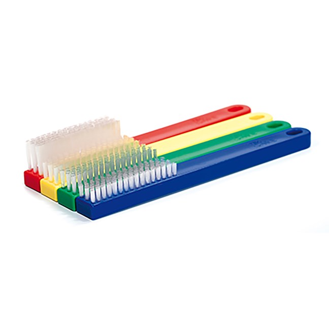 Flexible Flat Scrubbing Brush Yellow - Autoclavable