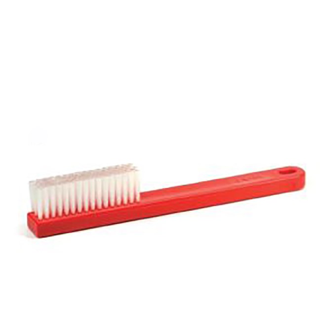 Extra Flexible Flat Scrubbing Brush Red - Autoclavable