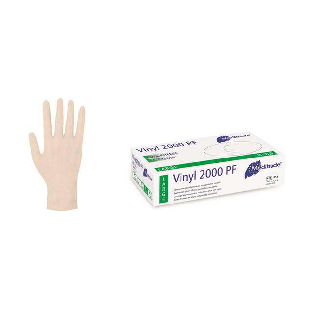 Vinyl 2000 Powder Free Gloves - Medium