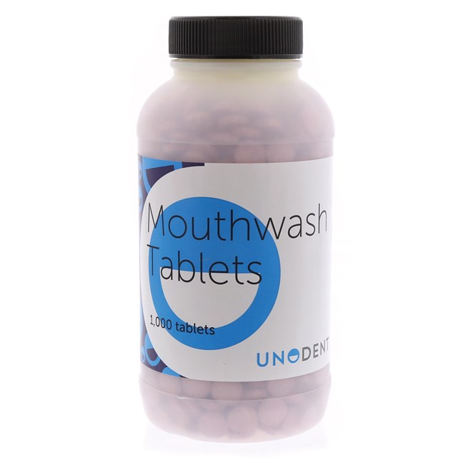 Mouthwash Tablets Pink (Thymol flavour)