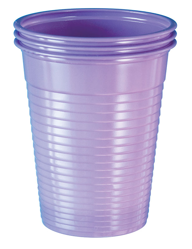 Plastic Cups Squat 180ml Lilac 