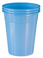 Plastic Cups Squat 180ml Light Blue