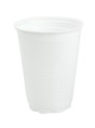 Plastic Cups Tall 200ml White