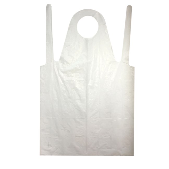 Apron 686mm x 1170mm (16 Micron) White (Flat Packed)
