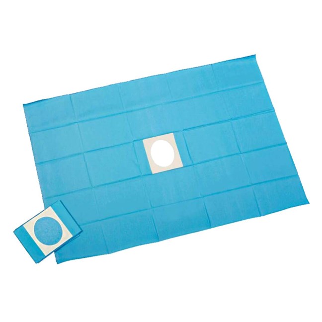 Sterile Drape with hole & adhesive 45 x 60cm