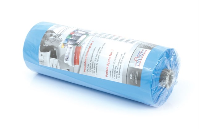 Patient Plastic Aprons Blue