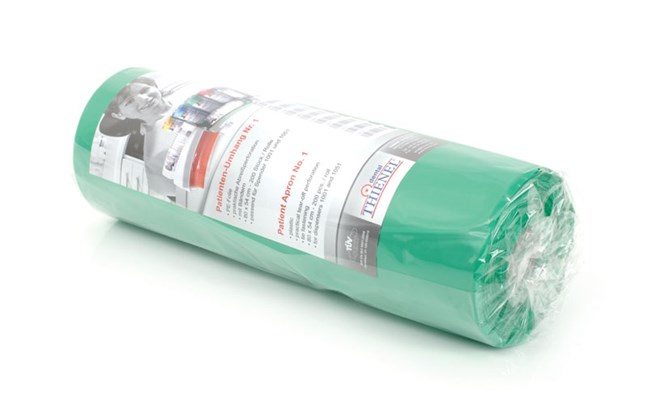 Patient Plastic Aprons Green