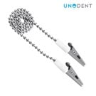 Colour-Coded Metal Bib Chain White 
