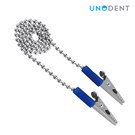 Colour-Coded Metal Bib Chain Blue 