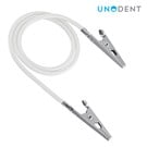 Towel/Bib Chain Silicone White 