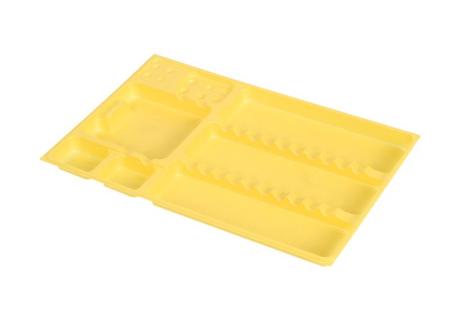 DispoTray Tray Liners 290 x 190mm Yellow