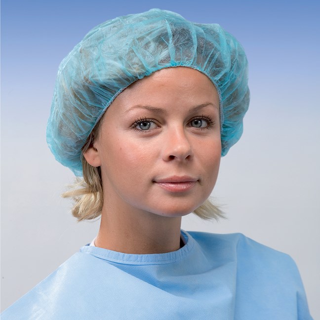 Bouffant Cap Blue