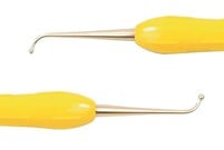 SofGrip – TiN Coated Ball Ended Burnisher No. 1 – Yellow Silicone Handle – Autoclavable 