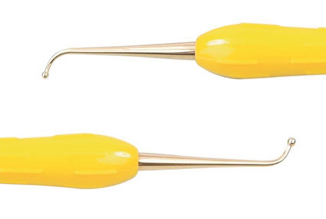 Titanium Nitride-Coated Instruments 1 Ball Ended Burnisher DE